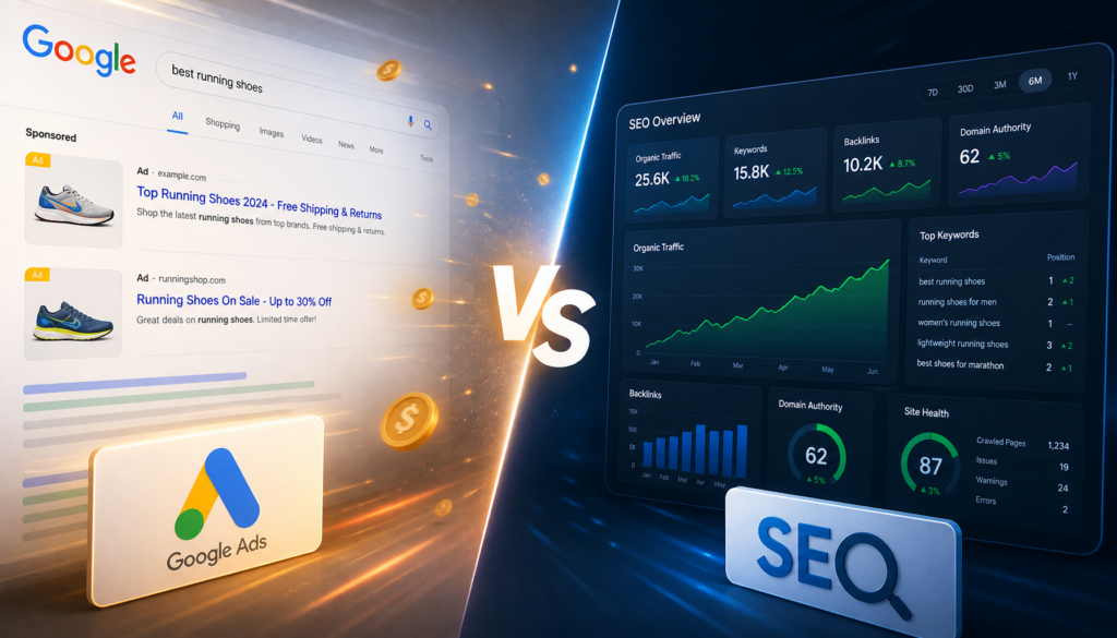 Google Ads vs SEO: Where Should You Invest Your Marketing Budget First?