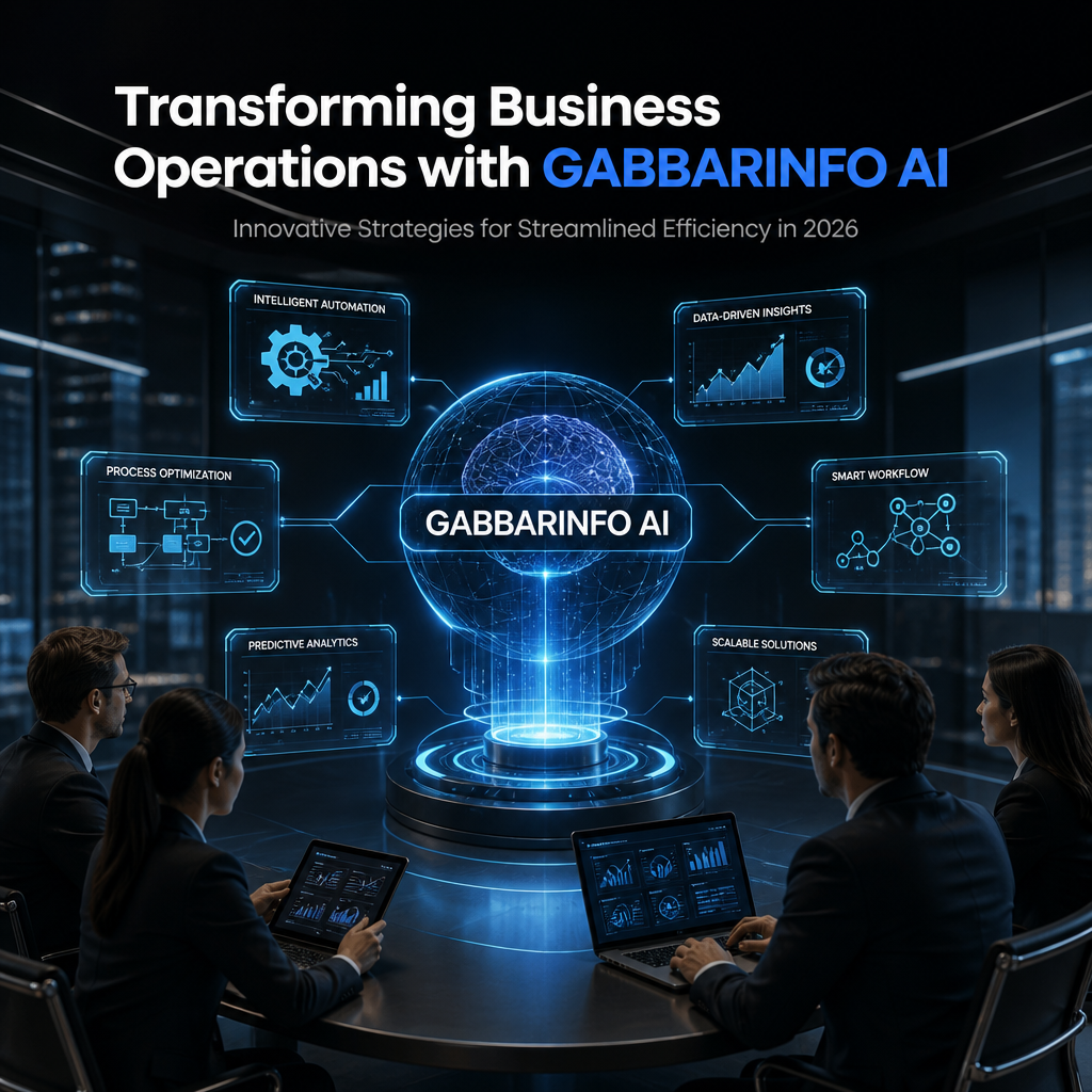 Transforming Business Operations with GABBARINFO AI: Innovative Strategies for Streamlined Efficiency in 2026